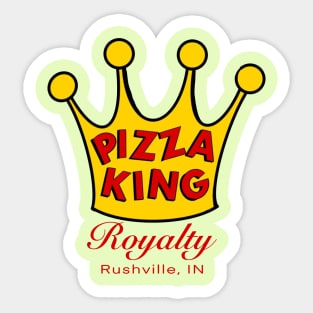 Pizza King Cowboy Logo Sticker